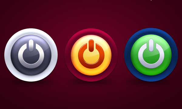 Glossy-power-icons